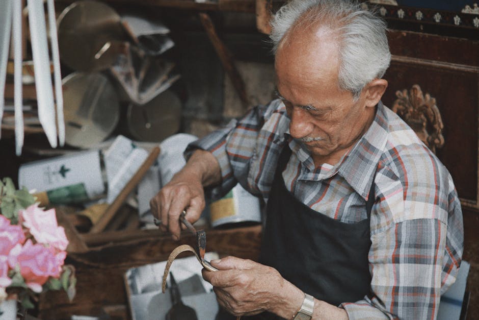 Volterra alabaster workshop artisan carving